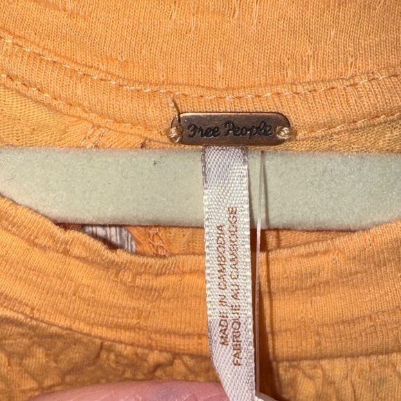 Free People Tangerine Orange Tank Top - Picture 2 of 8